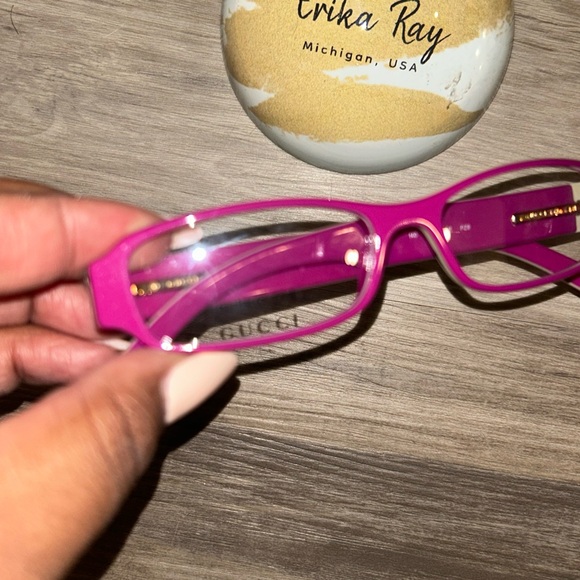 Gucci Fuchsia Pink Eyeglasses - Picture 2 of 9